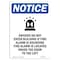 Signmission Sign, 14" H, 10" W, Rigid Plastic, NOTICE Drivers Do Sign With Symbol, Portrait, 1014-V-15515 OS-NS-P-1014-V-15515 - alternate 1
